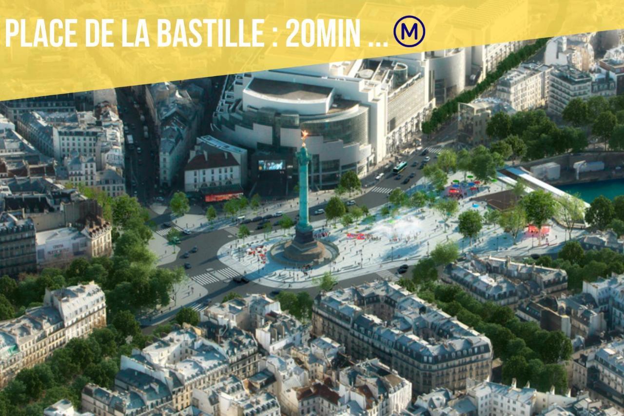 Immotovo - Suite Moderne - Paris 8 Min - Parking - Netflix Вільжуїф Екстер'єр фото